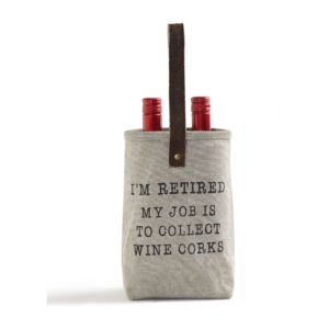 Recycled Canvas Wine Totes Cork It Double Image