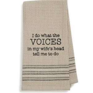 What the Voices Kitchen Towel Image